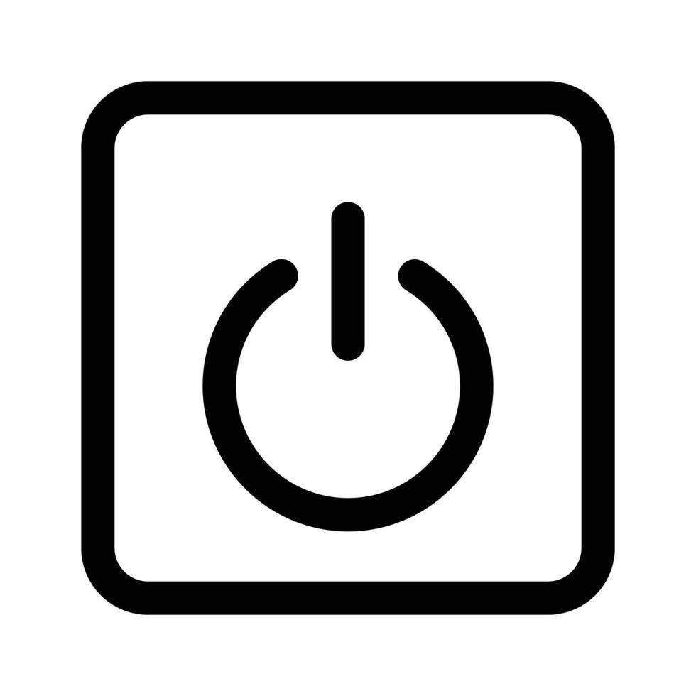 Grab this amazing icon of power button, shutdown button vector