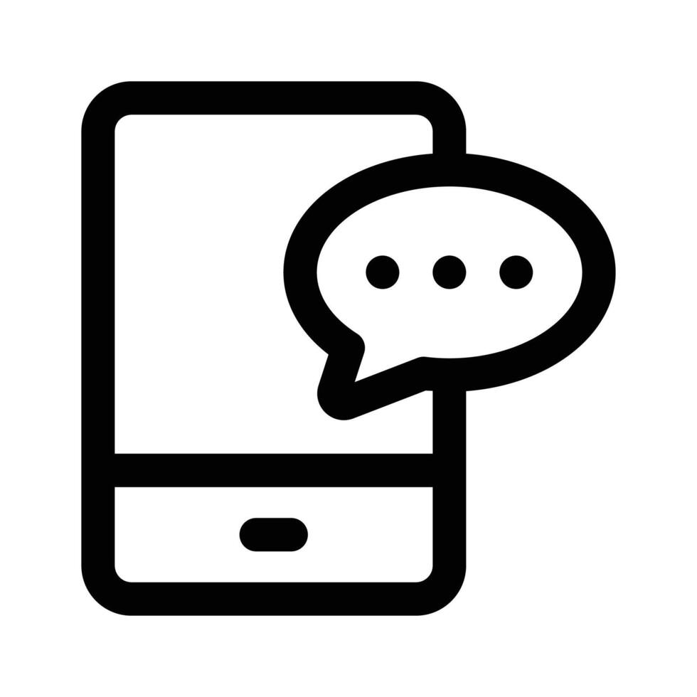 Beautifully designed of communication in modern style, premium icon vector