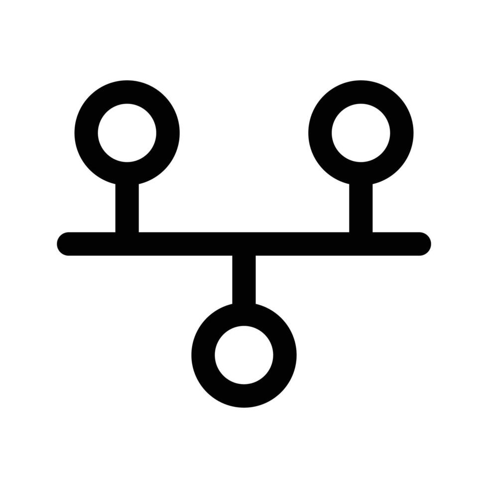 Grab this creative icon of flowchart in modern style vector
