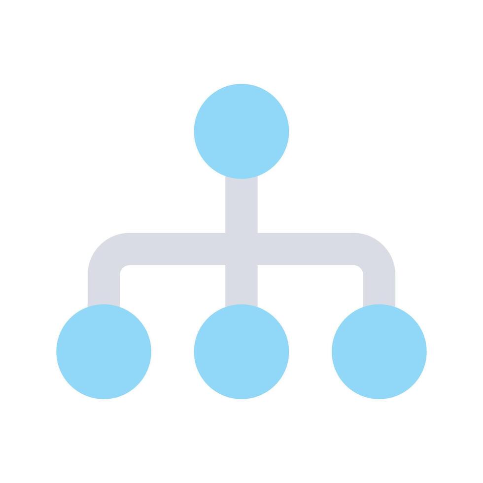 Hierarchy icon design, flowchart , workflow icon vector