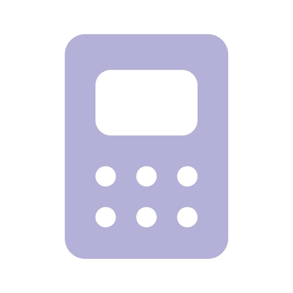 Mathematical calculations, calculation device, icon of calculator vector