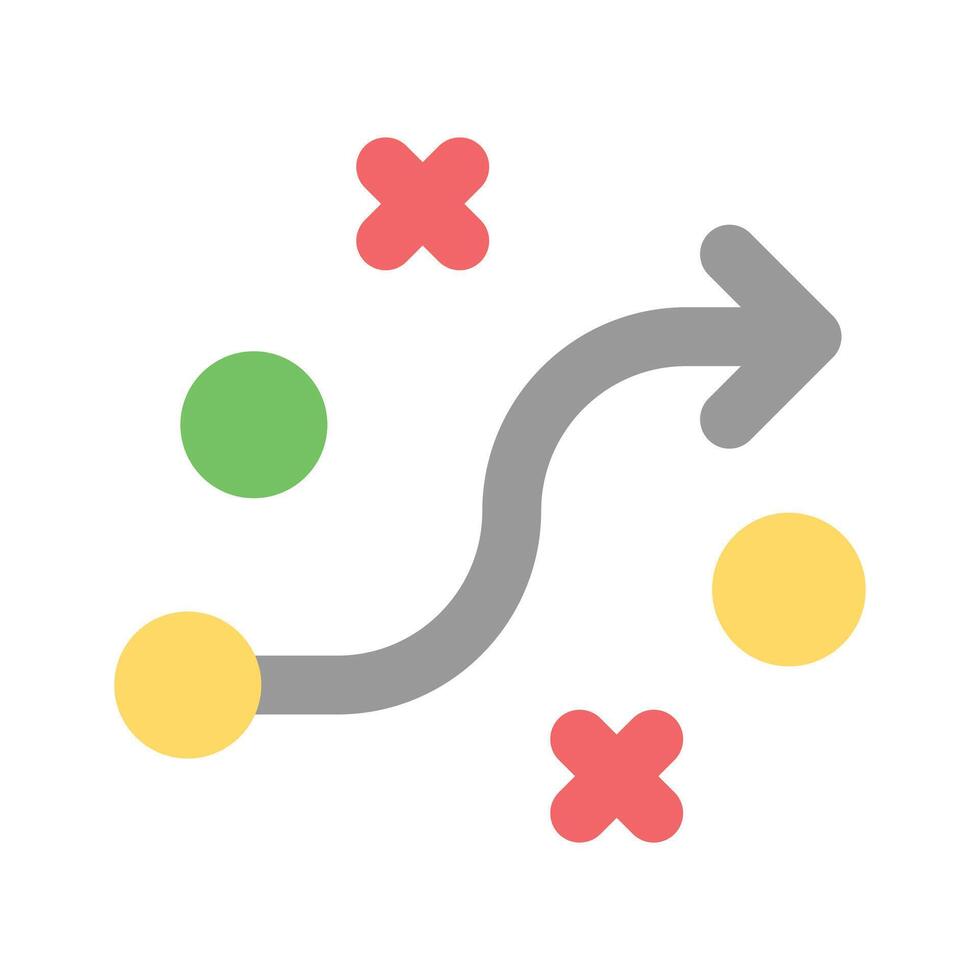 Pixel perfect icon of tactics in modern style vector