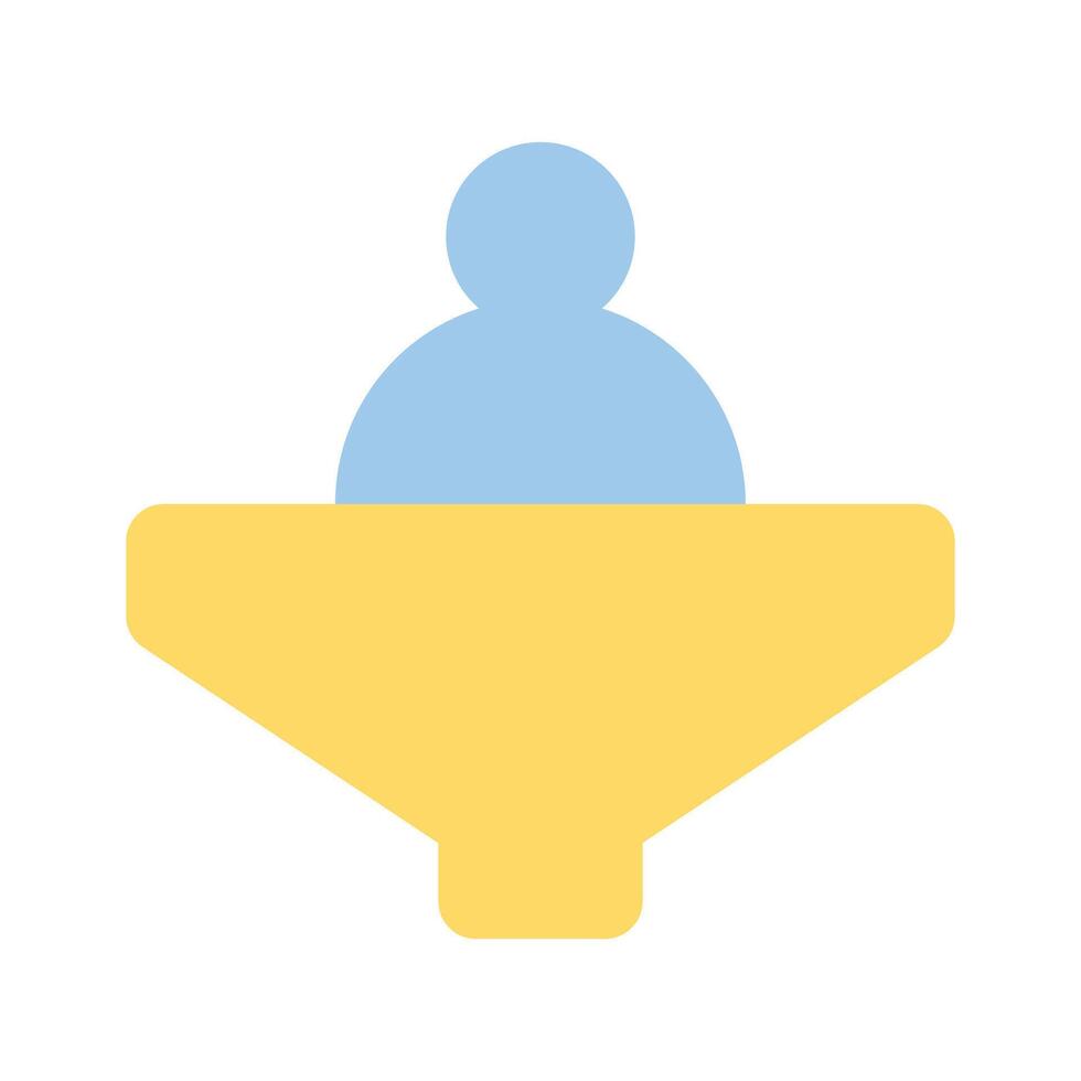 An icon employee filter, ready to use vector