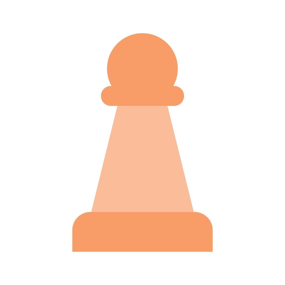 Get this beautifully designed icon of chess piece in trendy style vector