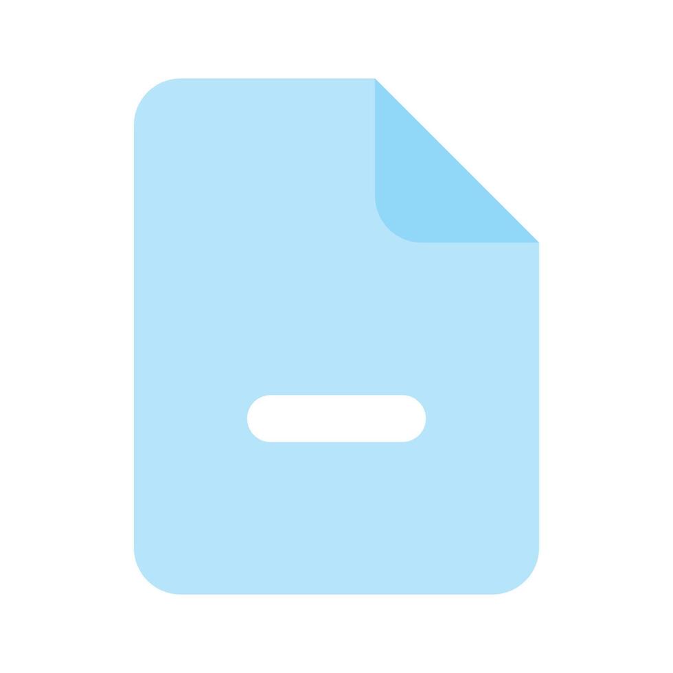 Remove page icon design in modern and unique style vector