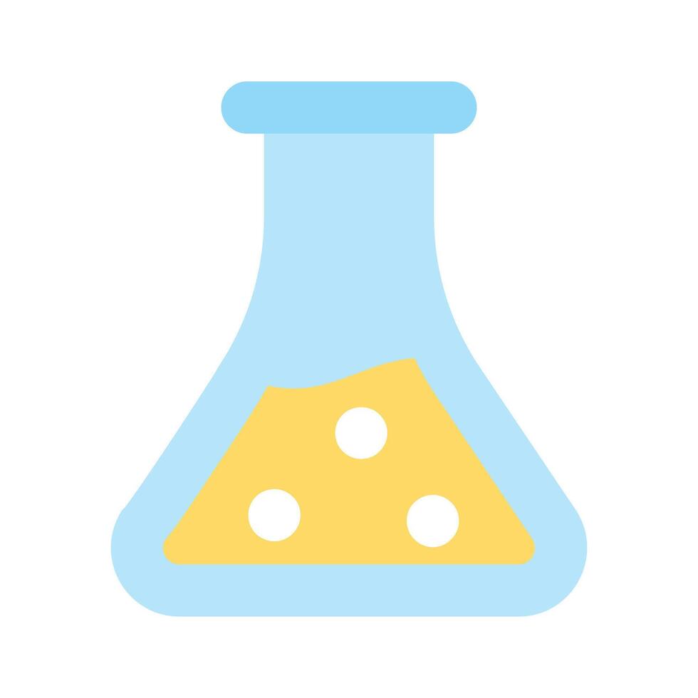 Chemical flask, well designed icon of lab experiment, business experiment vector