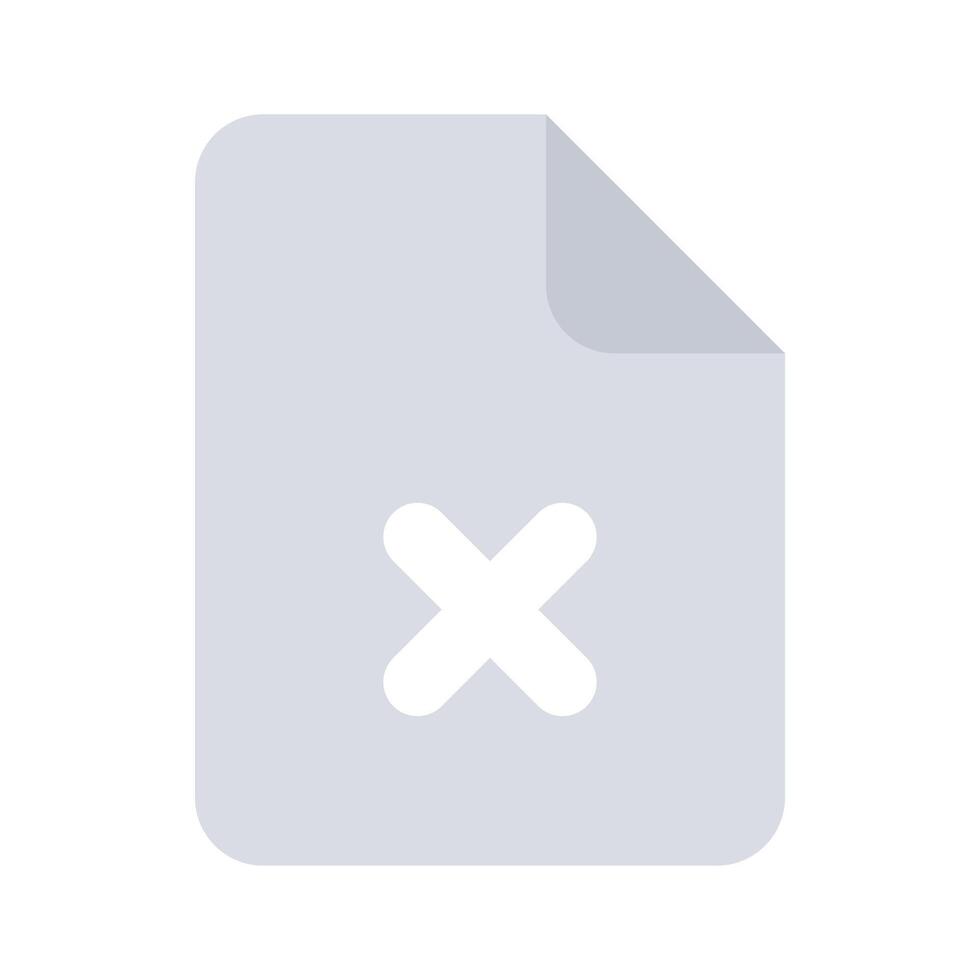 Remove page icon design in modern and unique style vector