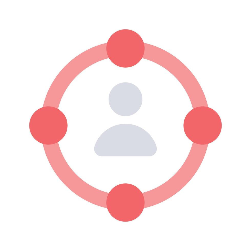 Pixel perfector icon of target audience, scalable and easy to use vector