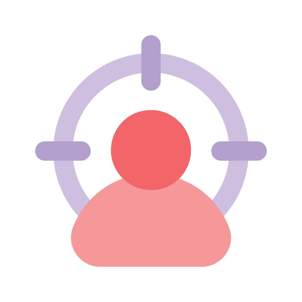 Pixel perfector icon of target audience, scalable and easy to use vector