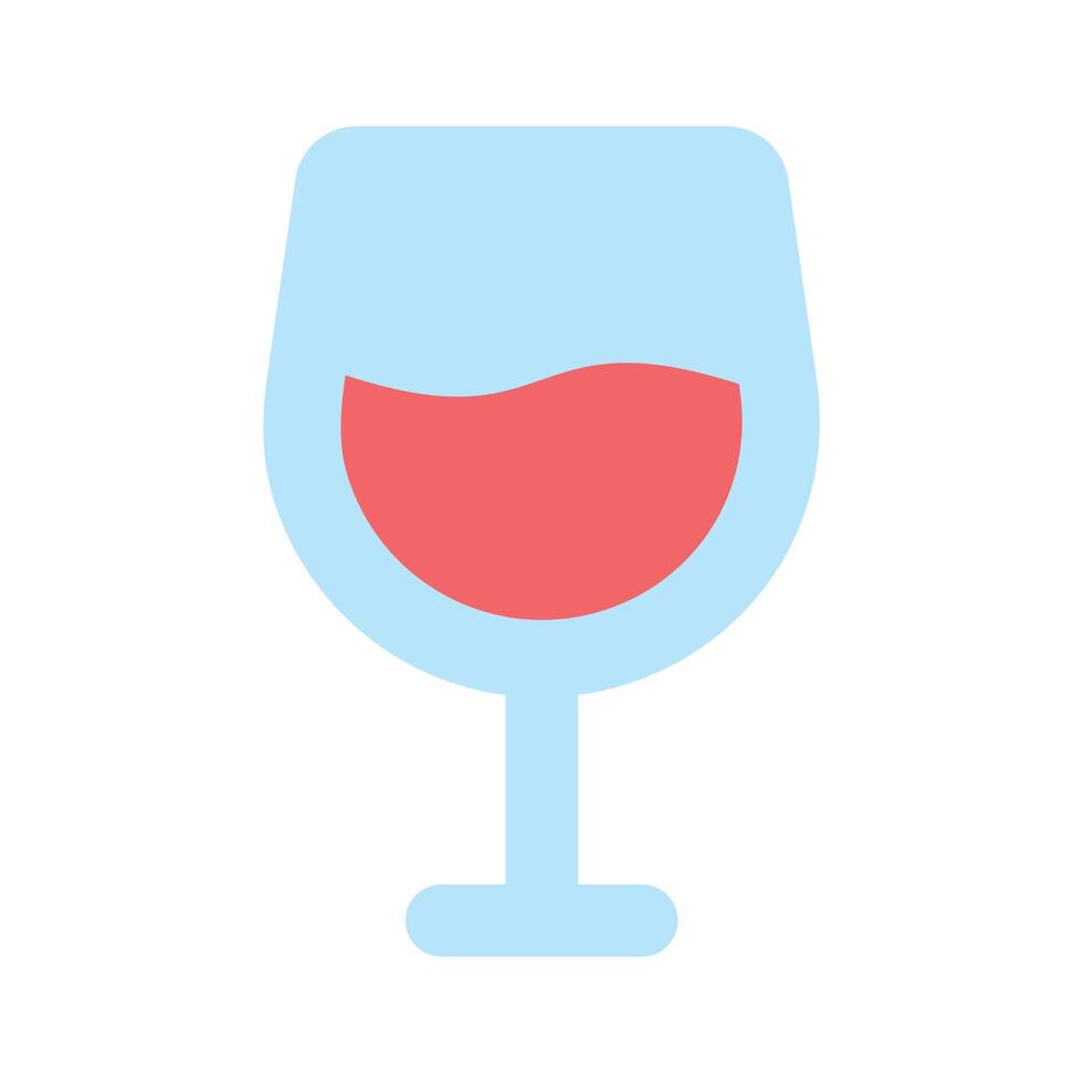 Get hold on this catchy of drink glass in modern style, easy to use vector