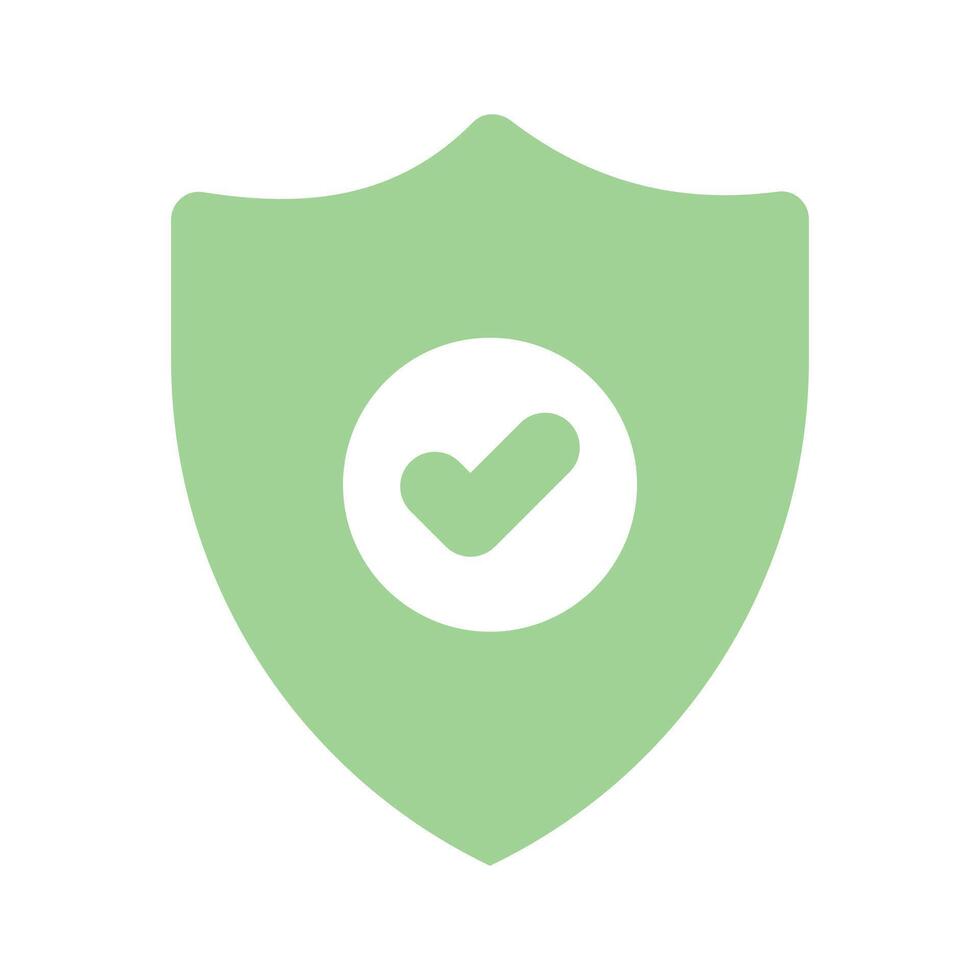 Protection shield icon design, ready to use vector