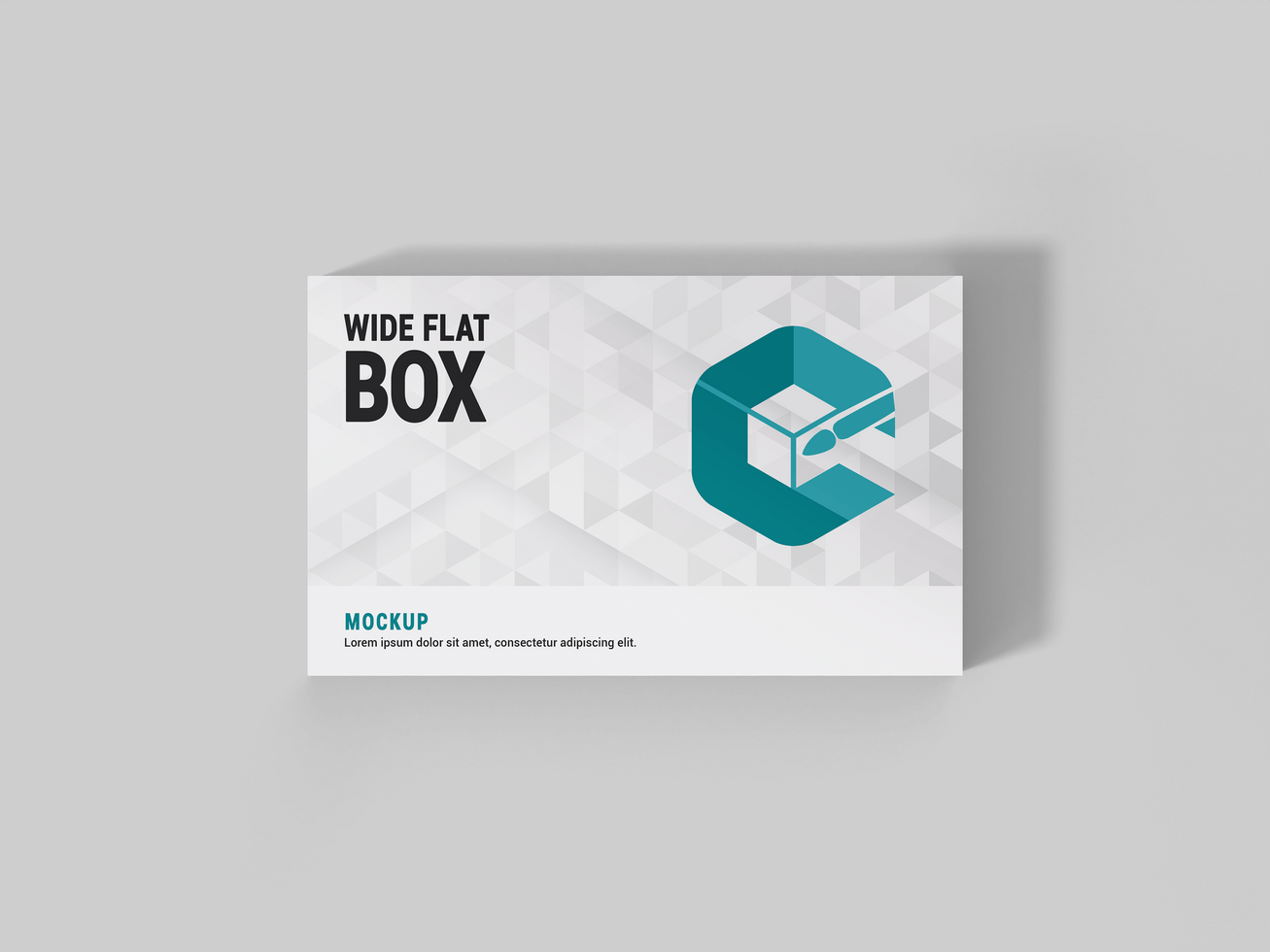 Blank white box Mockup - Medium size Cardboard packaging box template - Craft paper box mockup editable packaging design psd