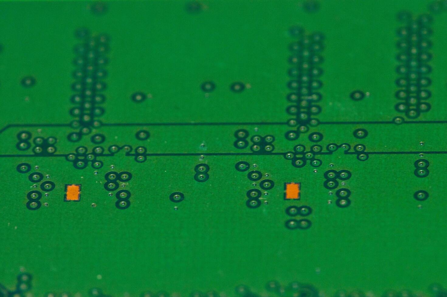 a close up of a computer motherboard photo