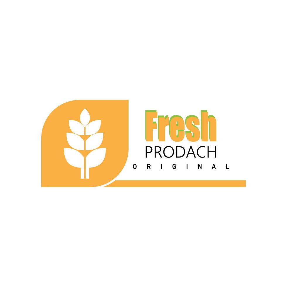 Agriculture wheat logo template and symbol vector