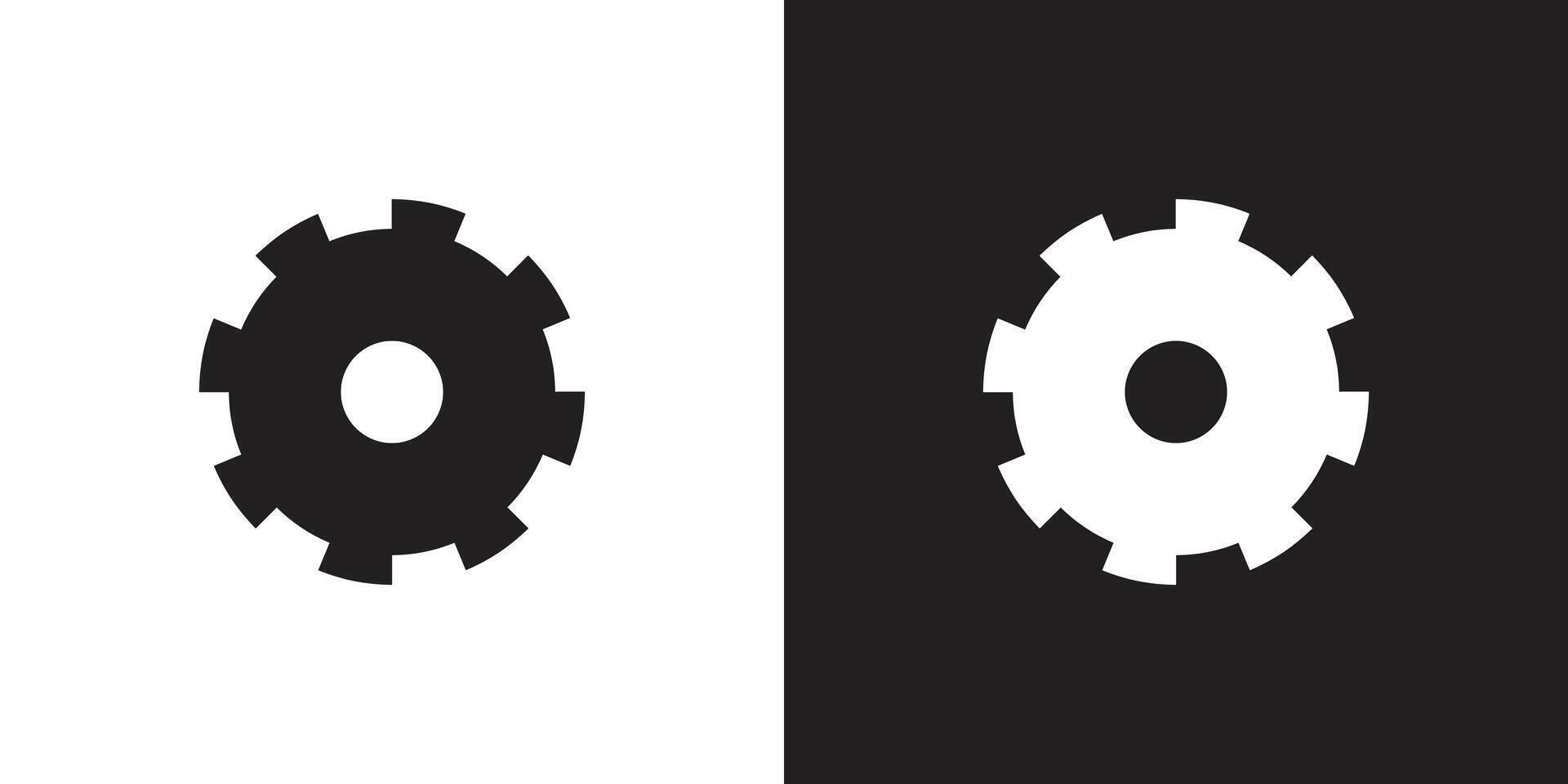 Gear icon symbol for website and app vector