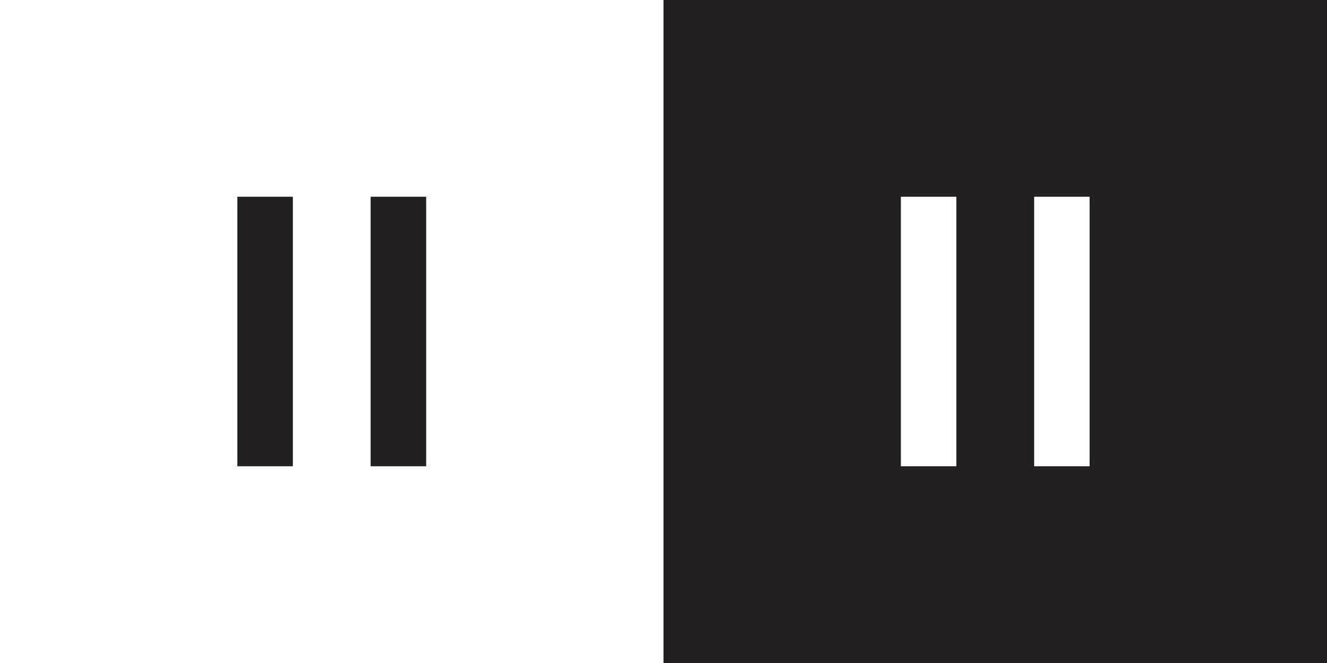pause sign icon for website and app vector
