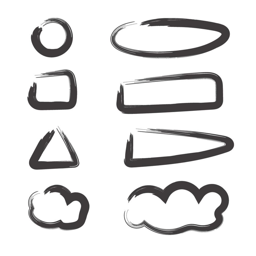 Paint Brush Shape Full Background High Detail Abstract Background vector