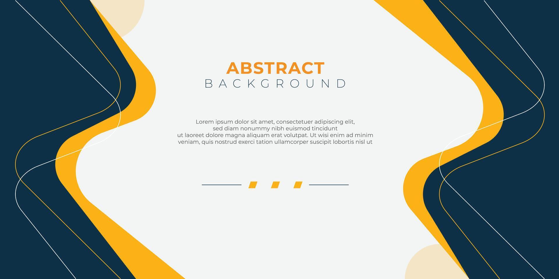 Abstract orange gradient geometric shape background with line modern corporate concept vector