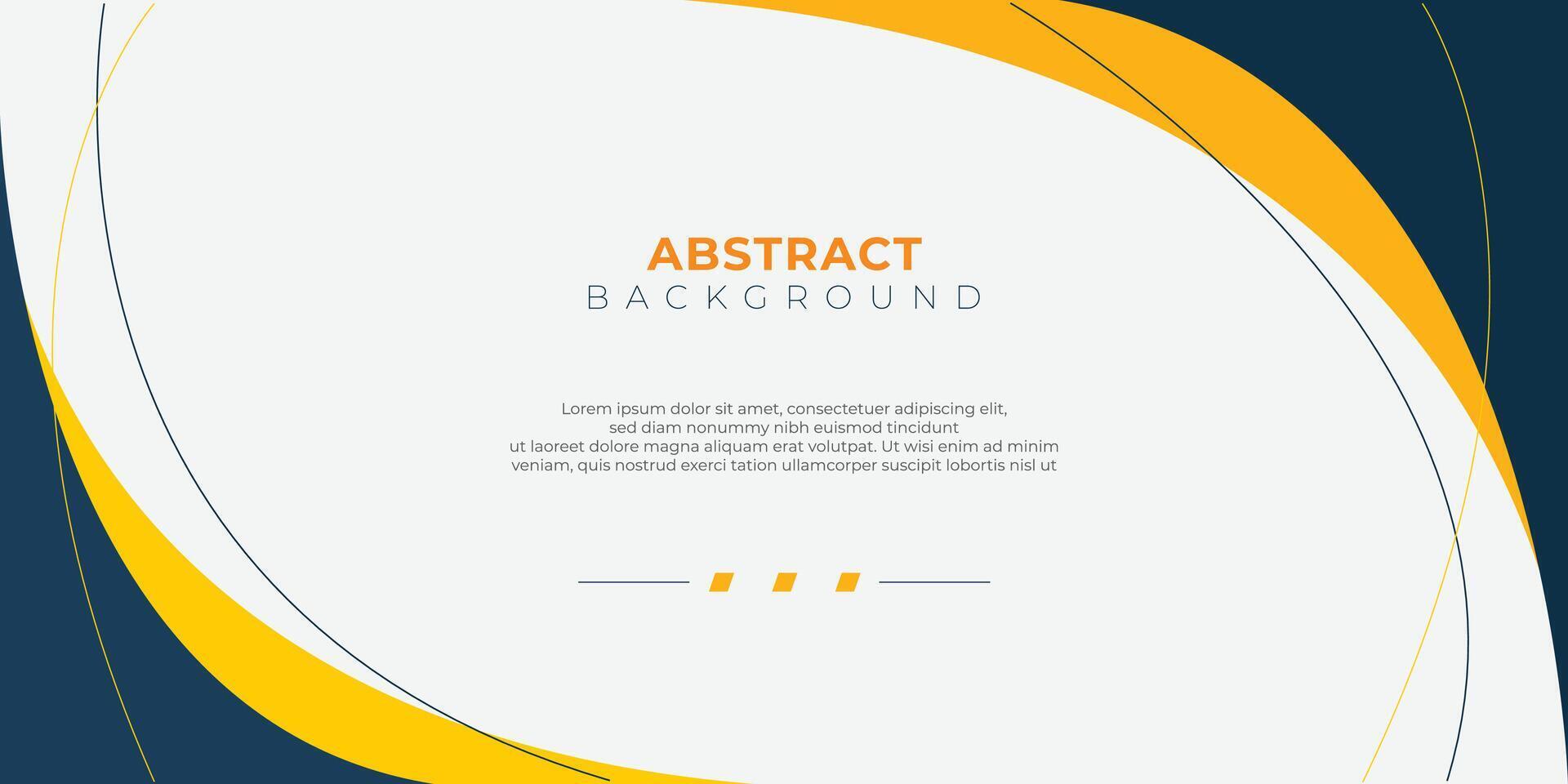 Flat design business abstract background with geometric border vector