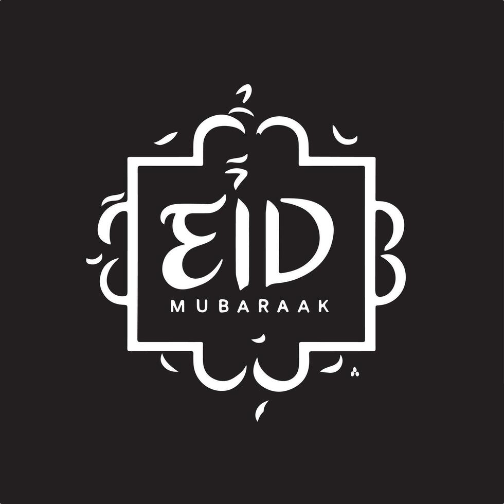 Abstract elegant stylish Eid Mubarak background design, Eid Mubarak design vector