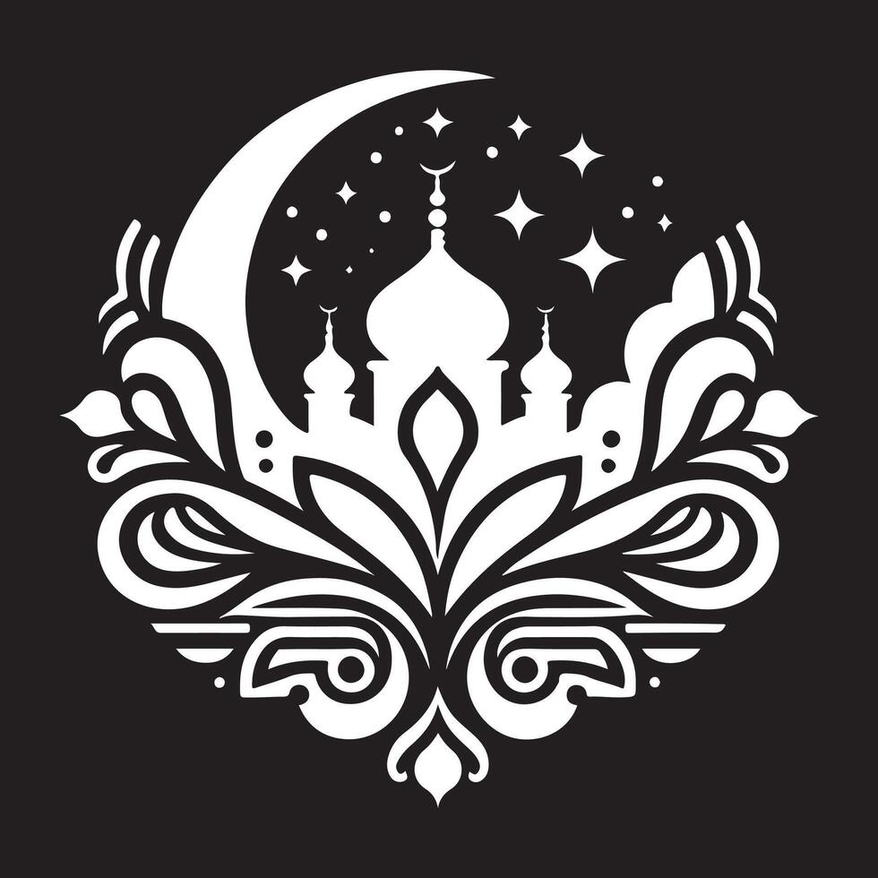 Abstract elegant stylish Eid Mubarak background design, Eid Mubarak design vector