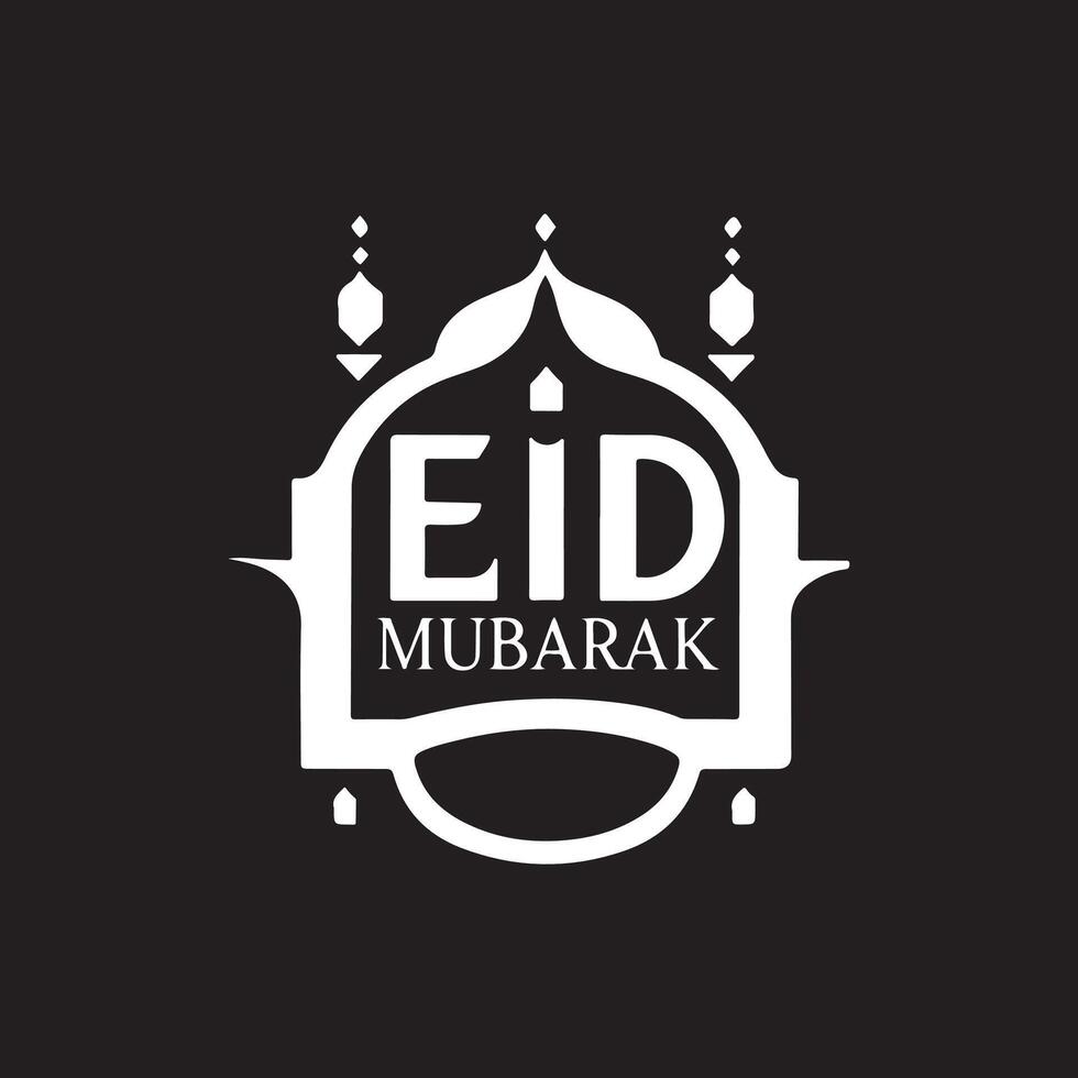 Abstract elegant stylish Eid Mubarak background design, Eid Mubarak design vector