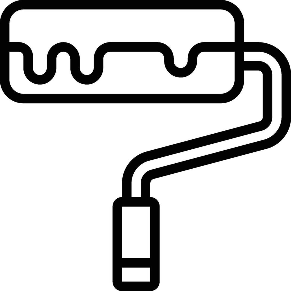 paint roller icon. roller painting icon vector