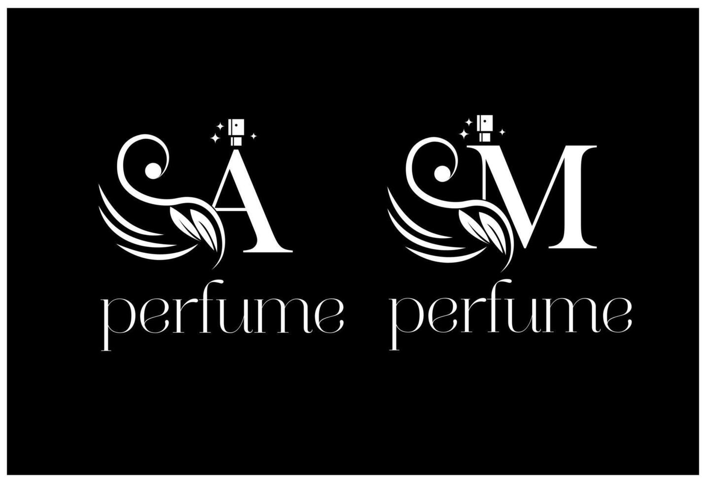 Moden AM perfume logo vector