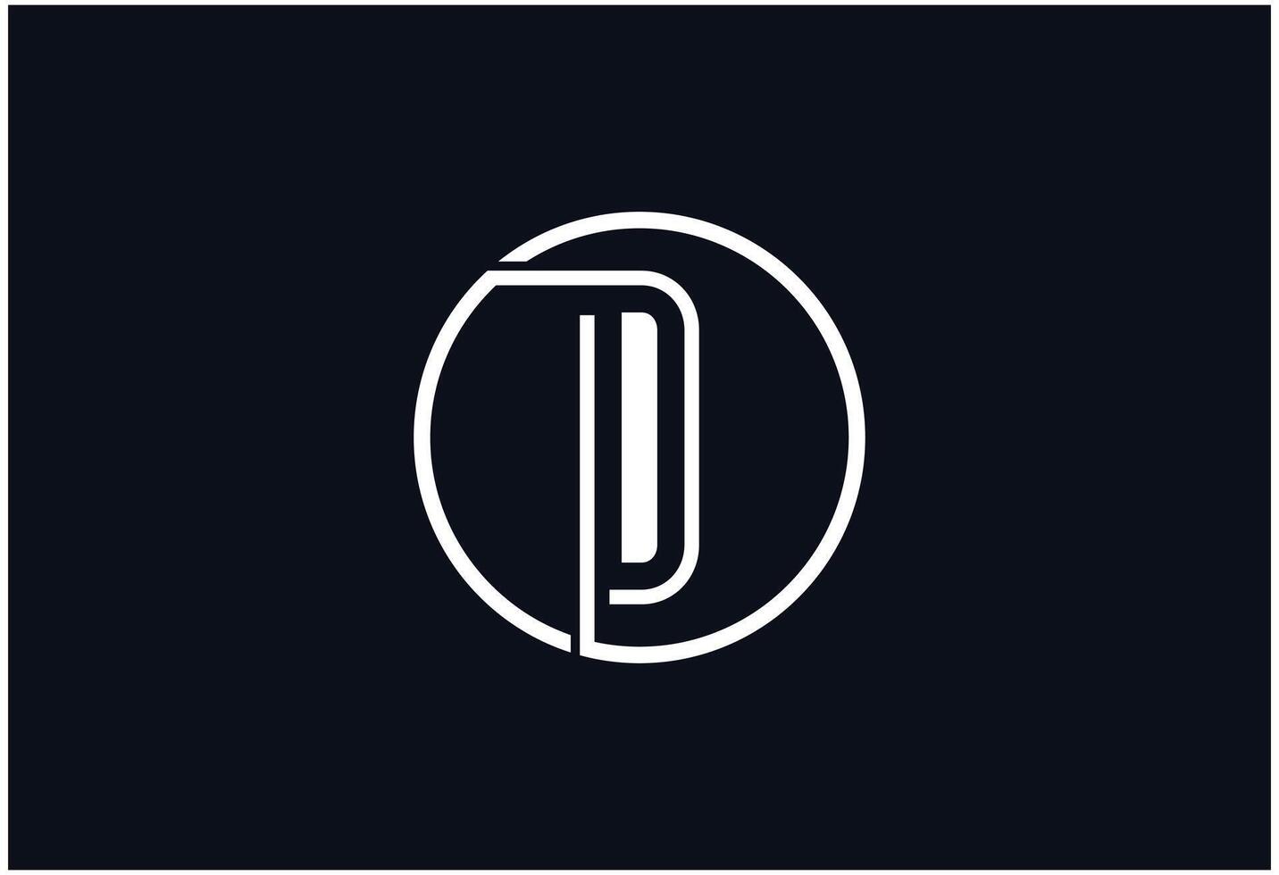 D Logo Free vector