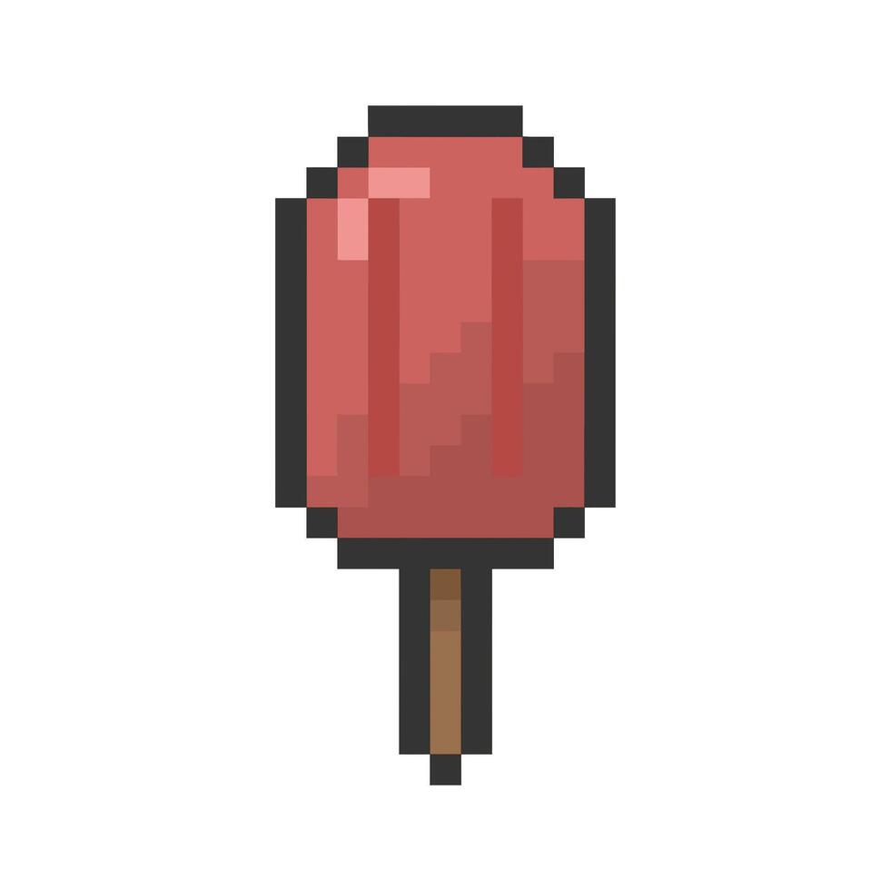 ice cream pixel art for dynamic digital projects and designs. vector