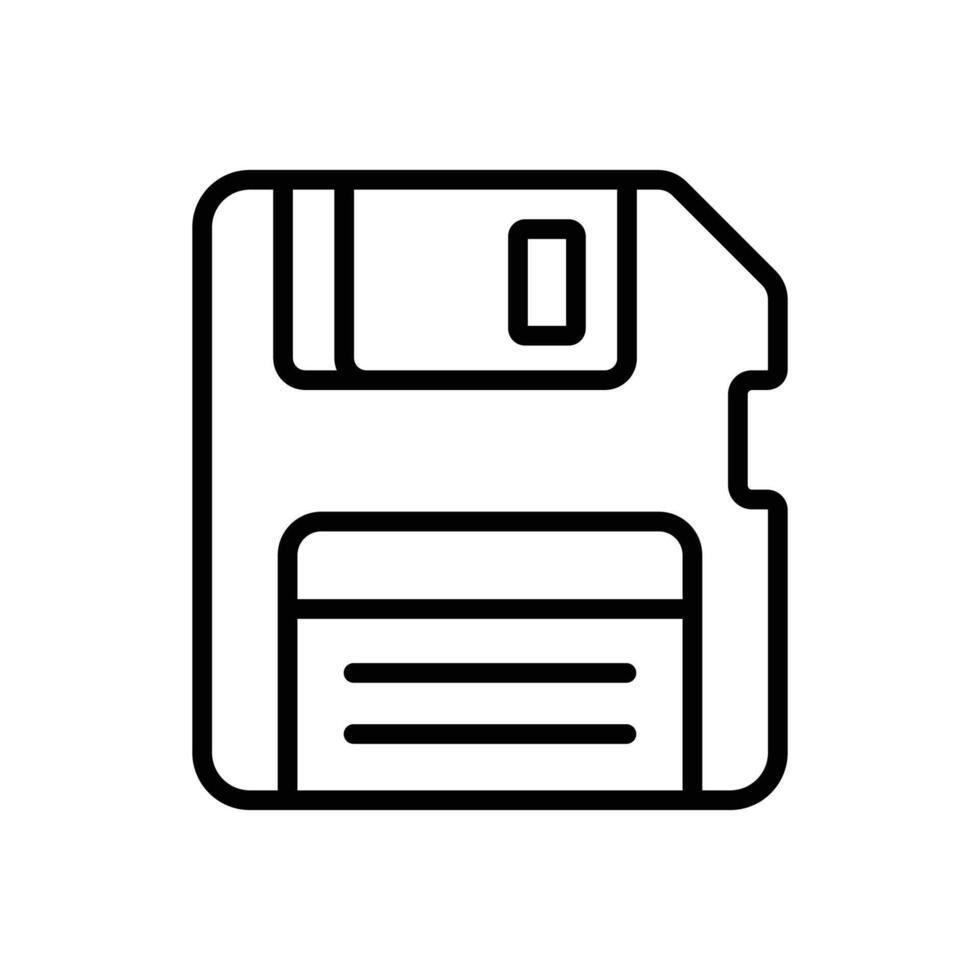 floppy disk icon design template simple and clean vector