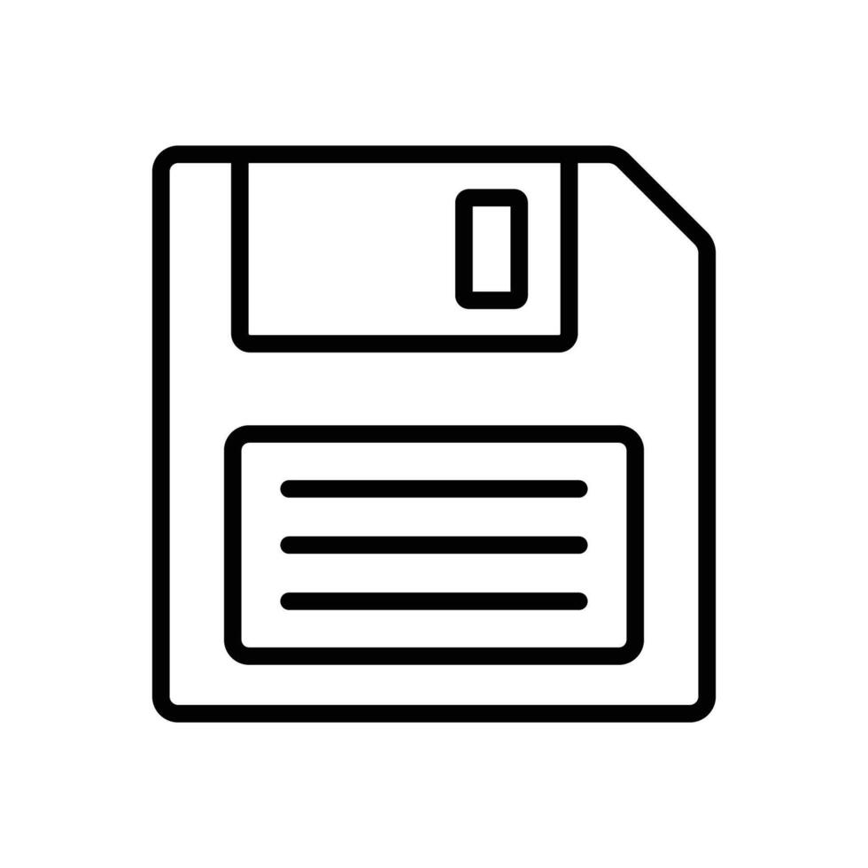 floppy disk icon design template simple and clean vector