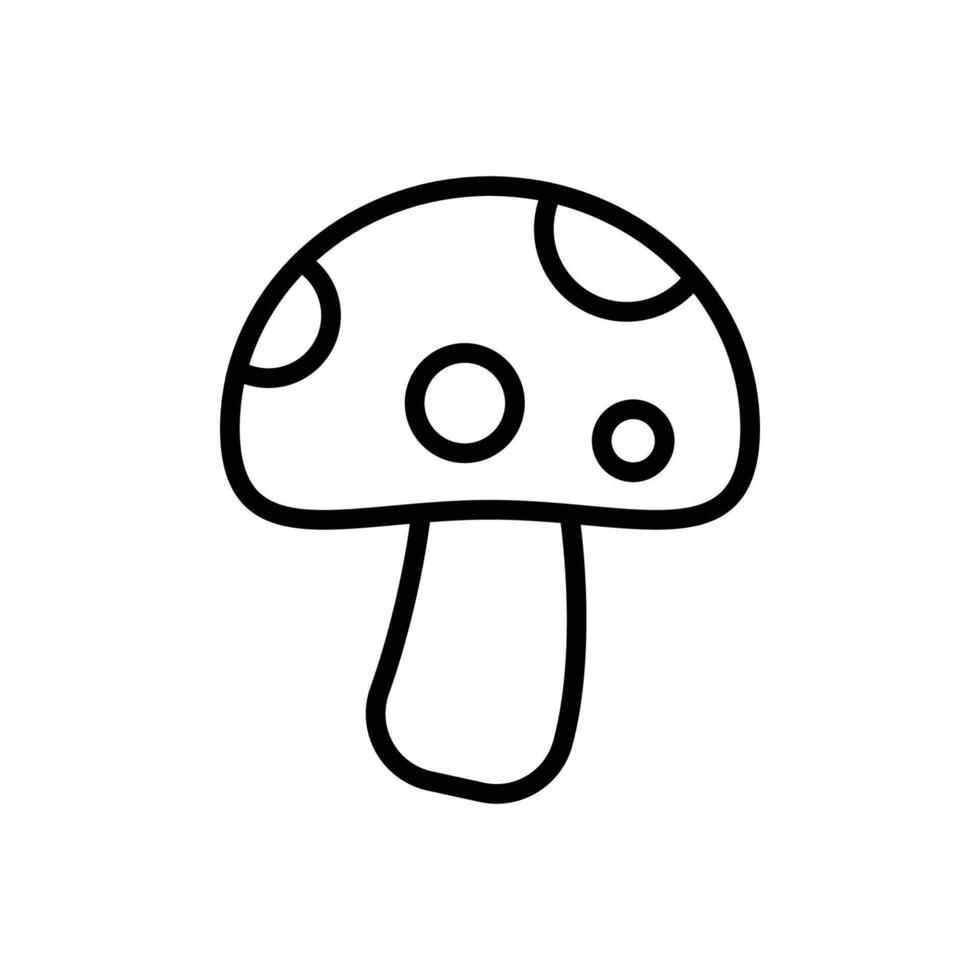 mushroom icon design template simple and clean vector
