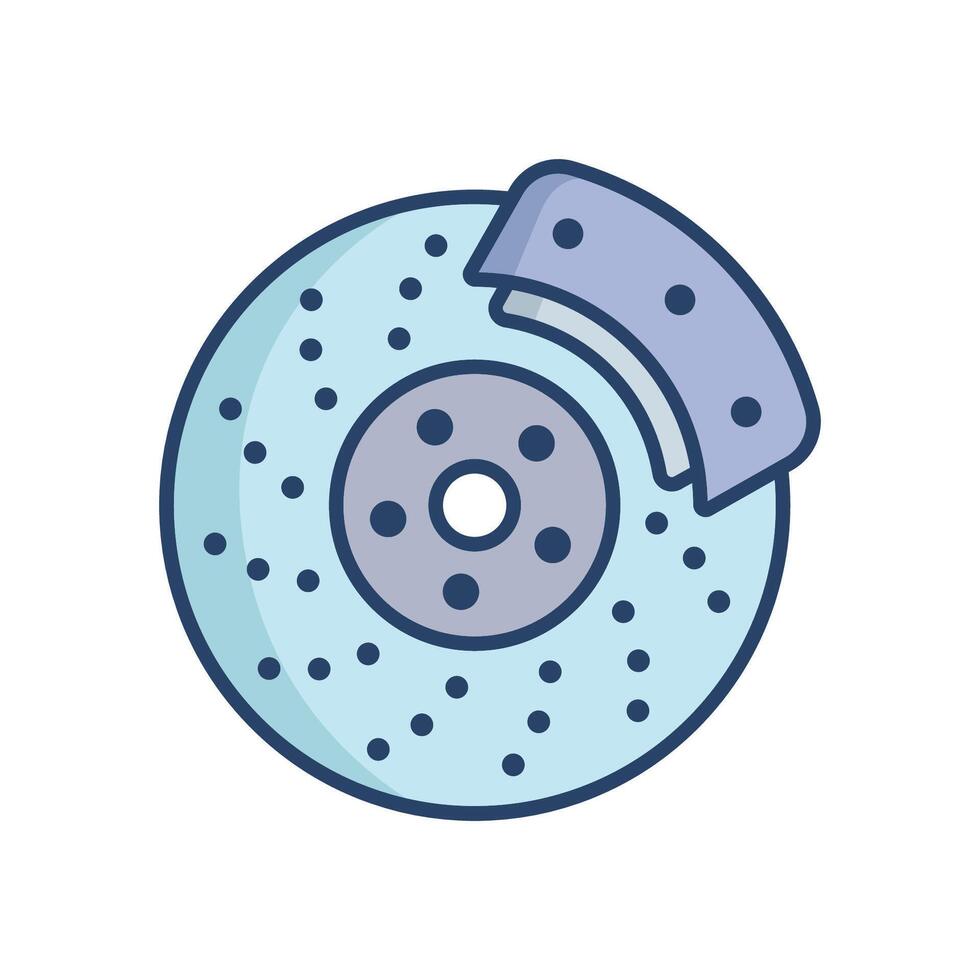 disk brake icon design template simple and clean vector