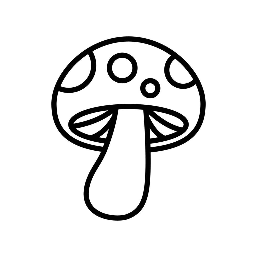 mushroom icon design template simple and clean vector