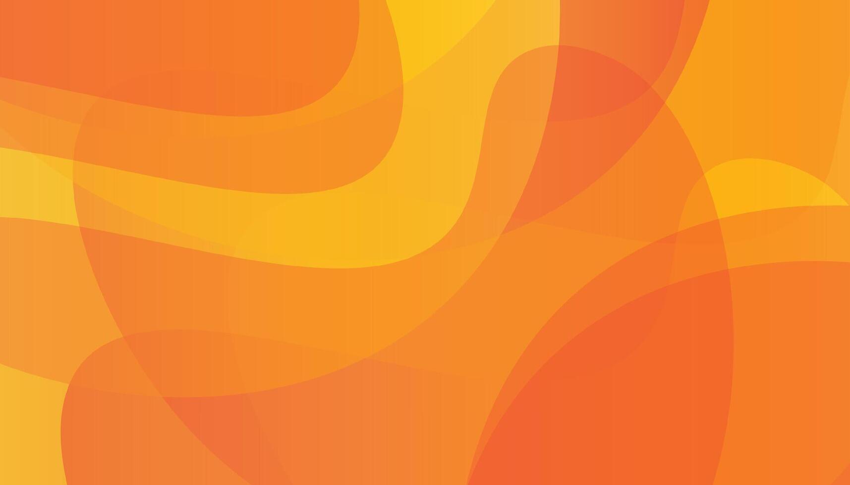 Abstract gradient wave orange background vector