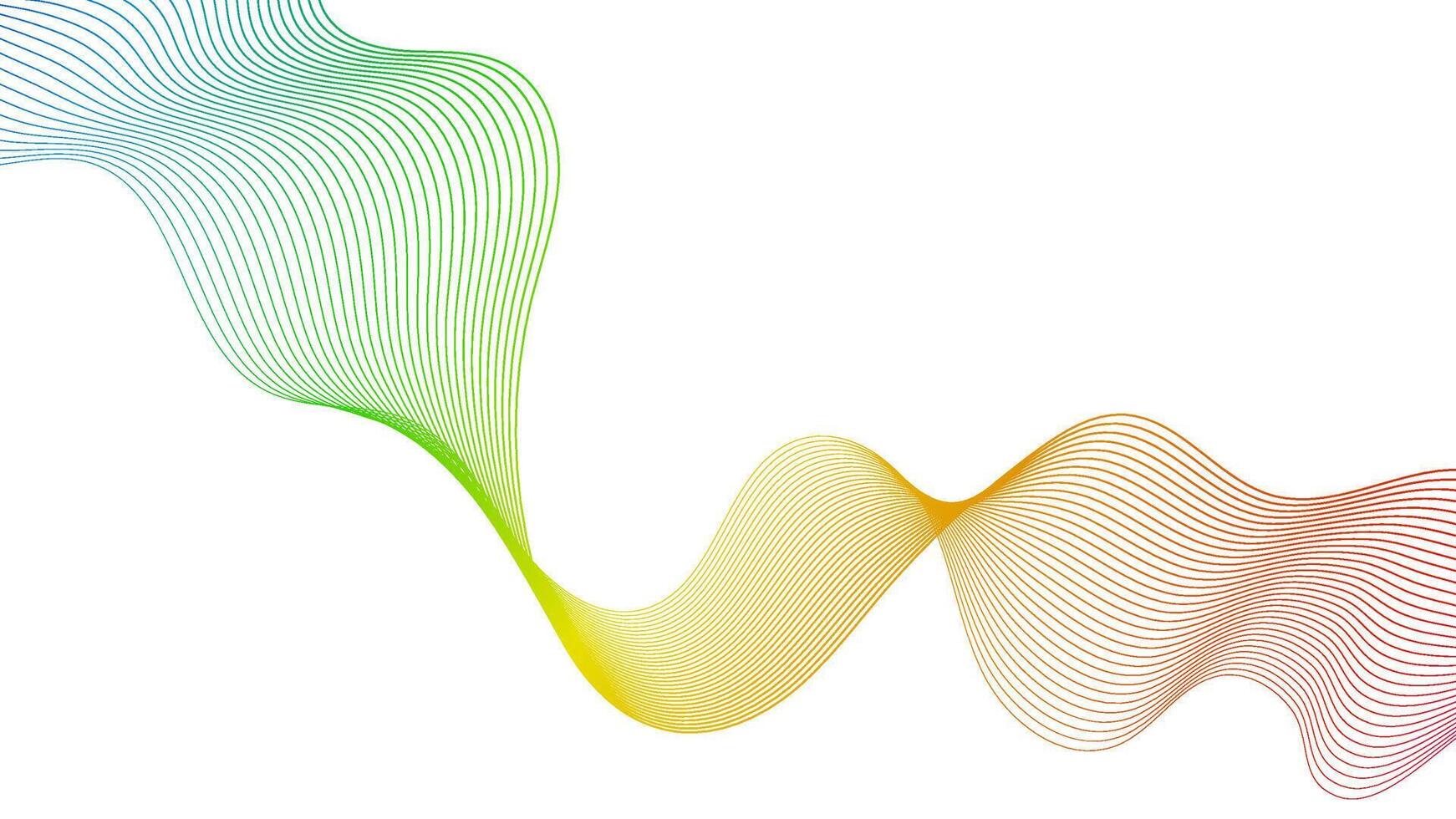 Abstract backdrop with wave gradient lines vector