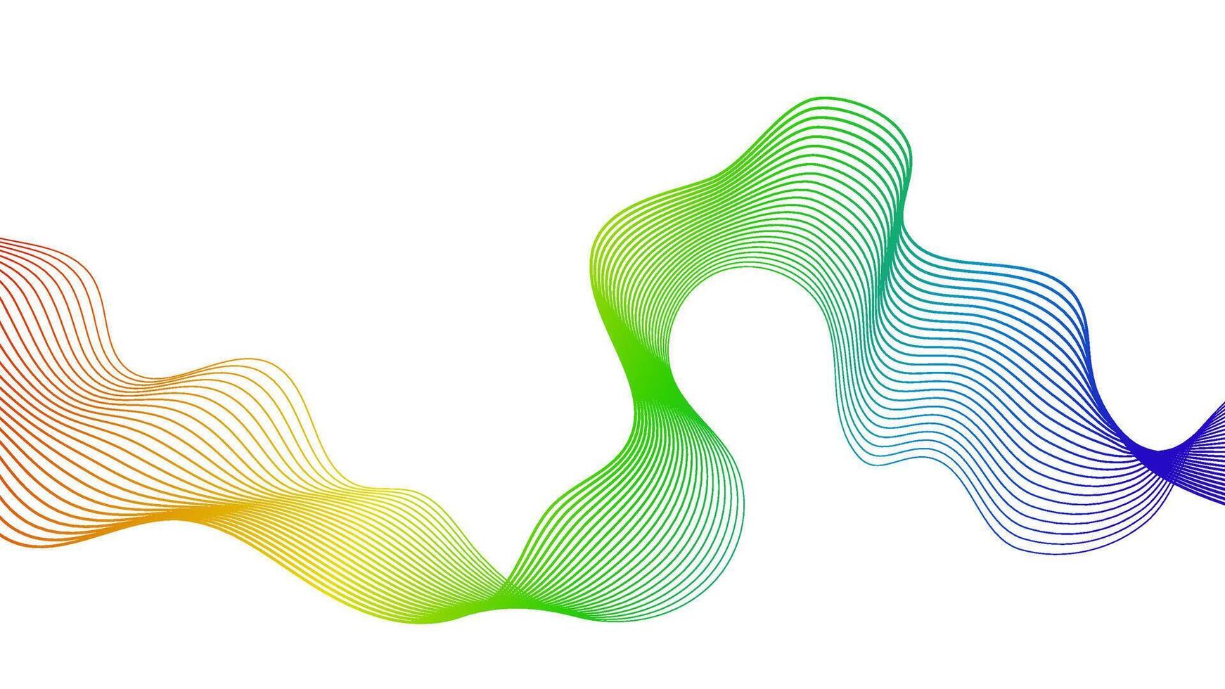 Abstract backdrop with wave gradient lines vector