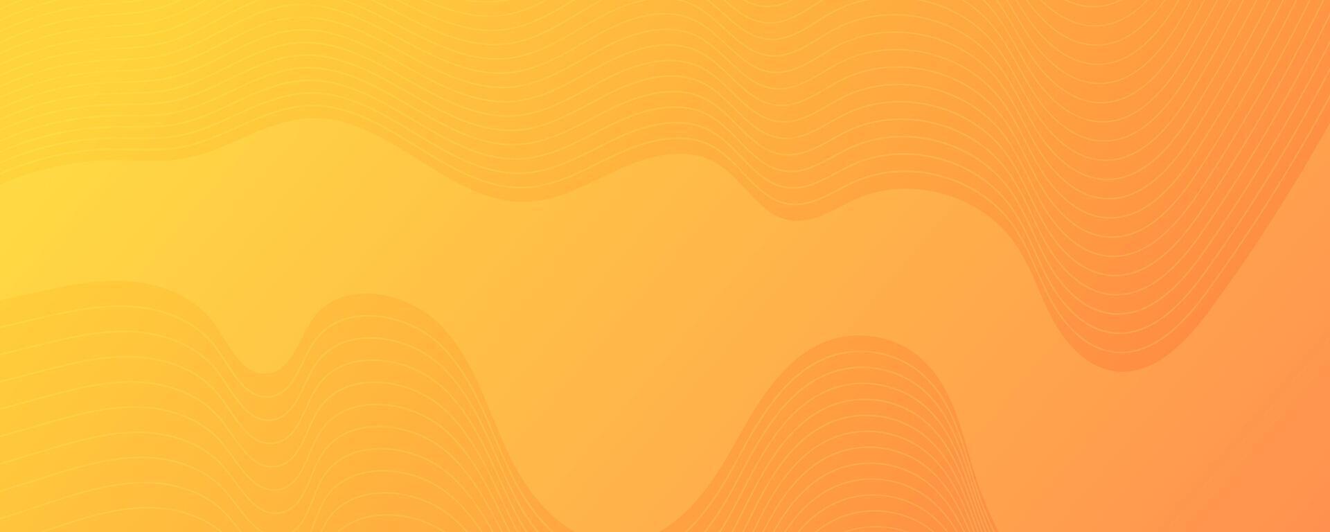 Modern colorful gradient background with wave lines vector