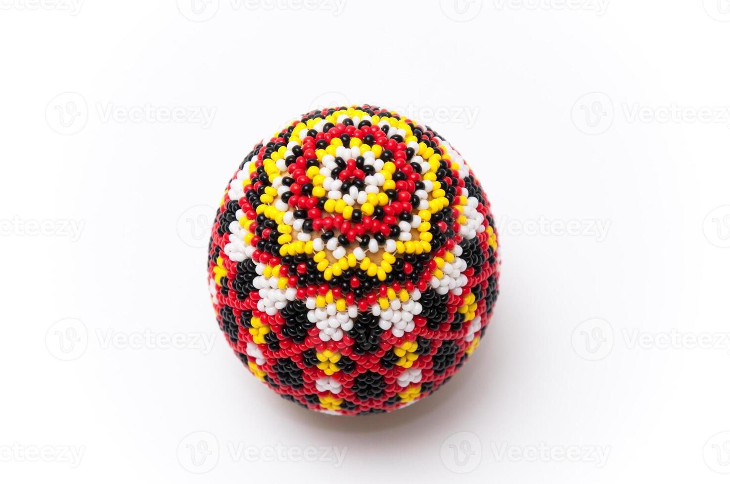 Easter egg on a white background photo