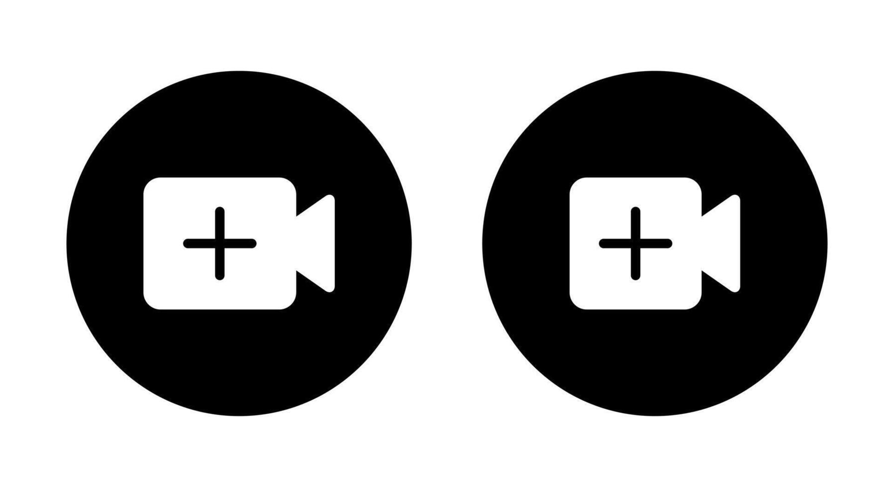 Add content icon on black circle vector