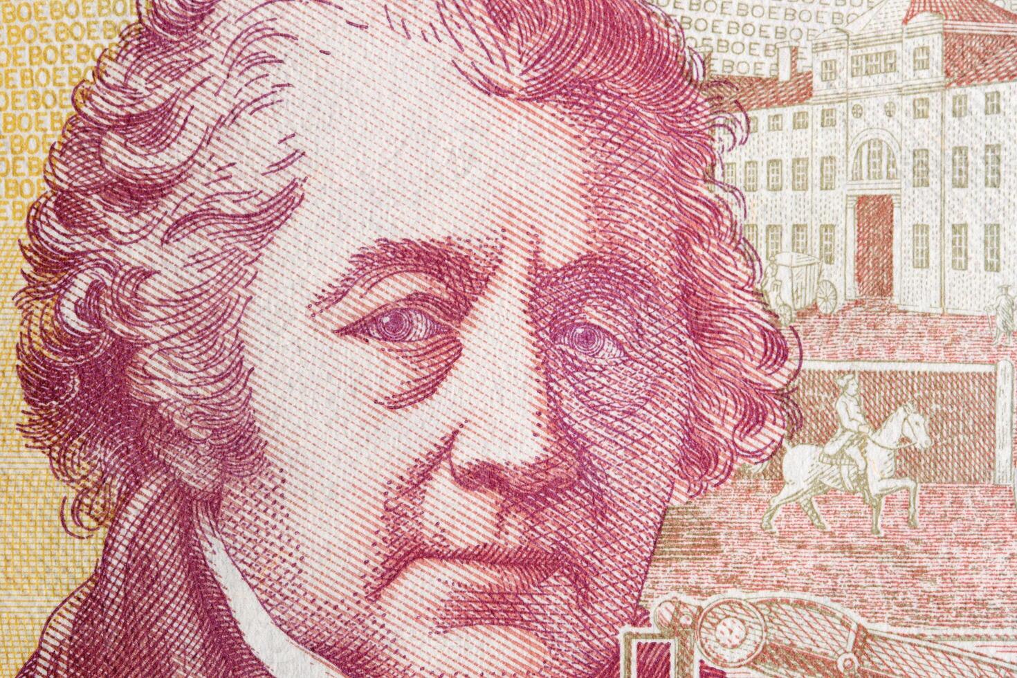 Matthew Boulton a closeup portrait from English money photo