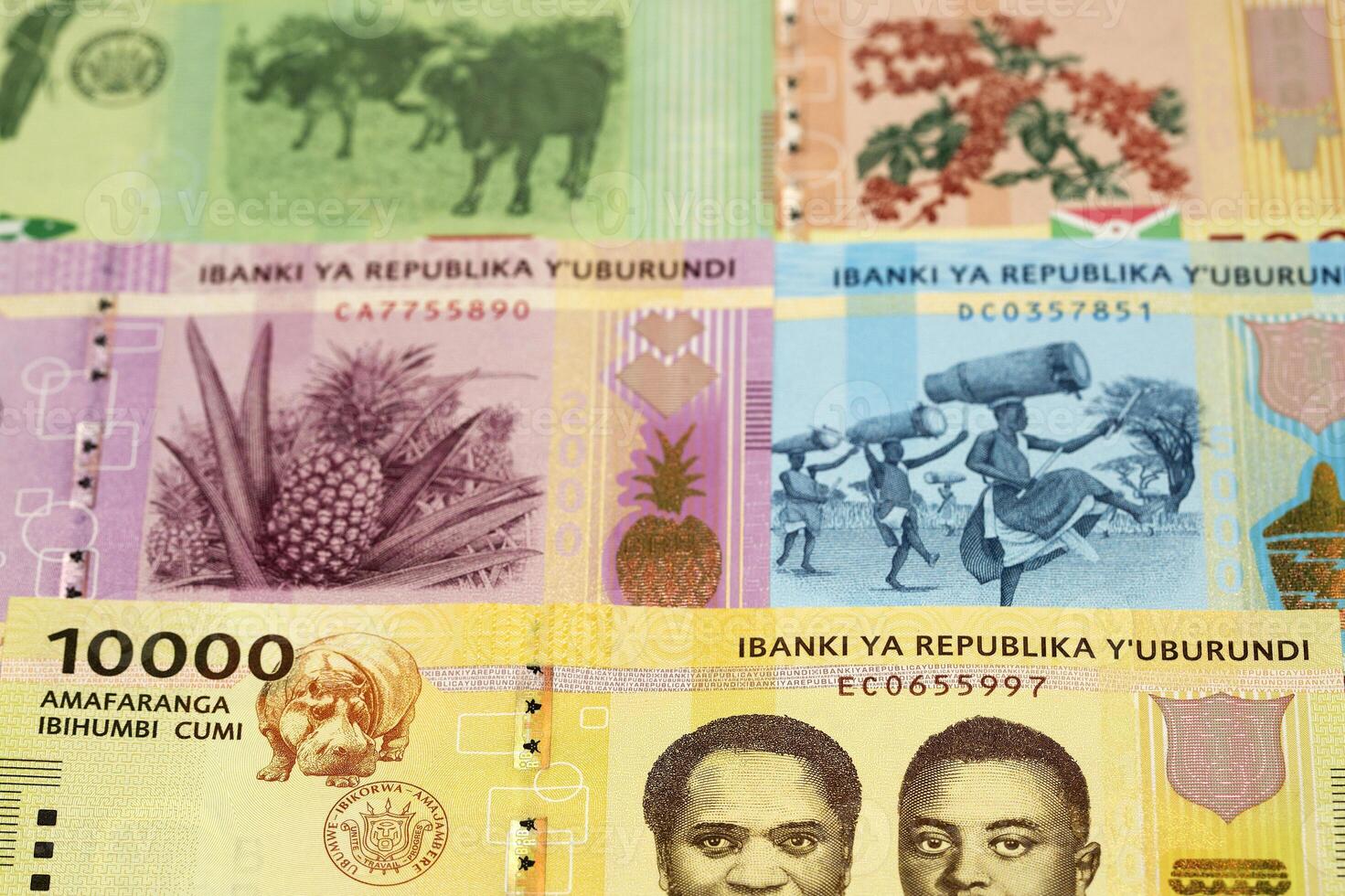 Burundian franc a business background photo
