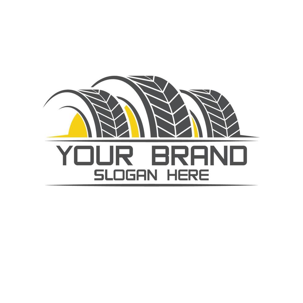 Tire or wheel logo design. Logo suitable for tire shops, workshops and companies. vector
