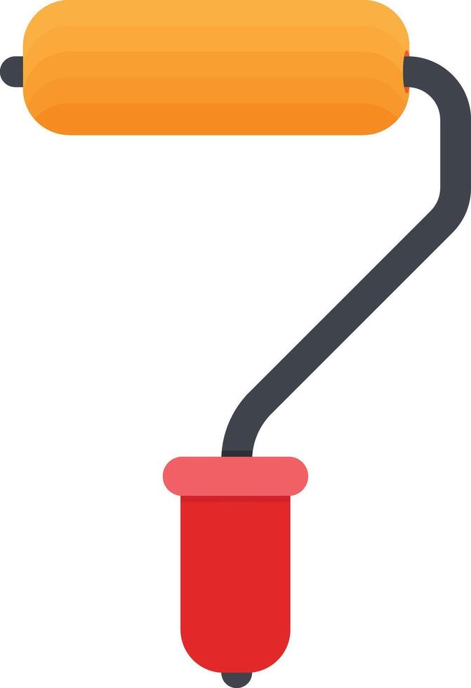 Flat Paint Roller vector