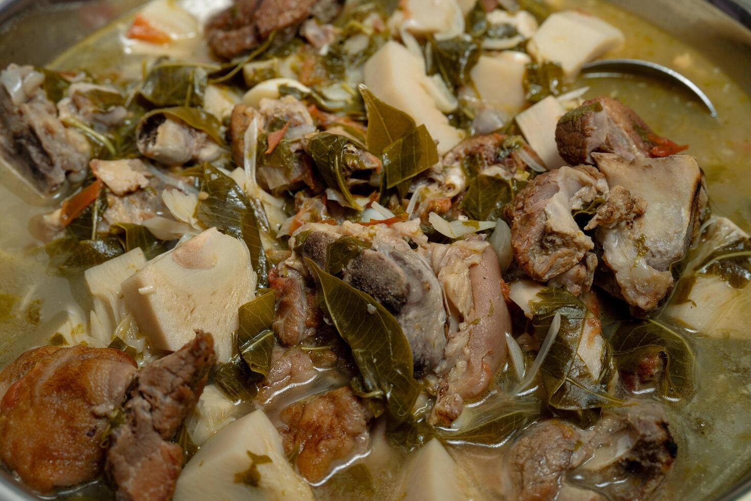 pork and jackfruit soup photo