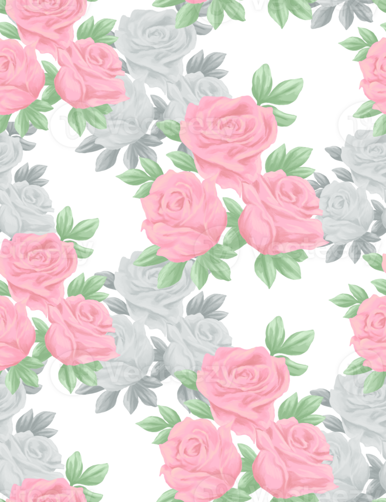 rose pattern for fabric and textile print png
