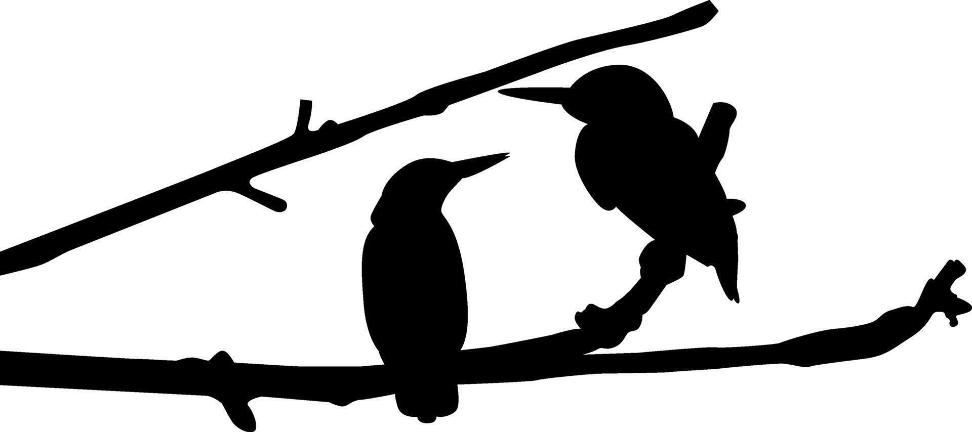 silhouette of a bird vector