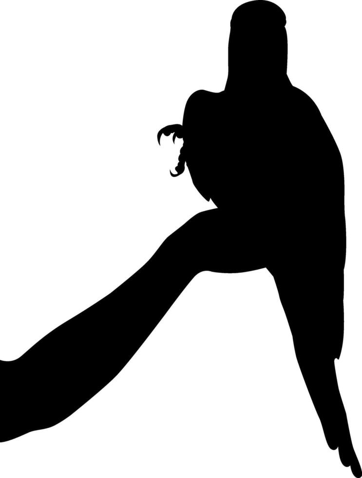 Silhouette of a bird vector