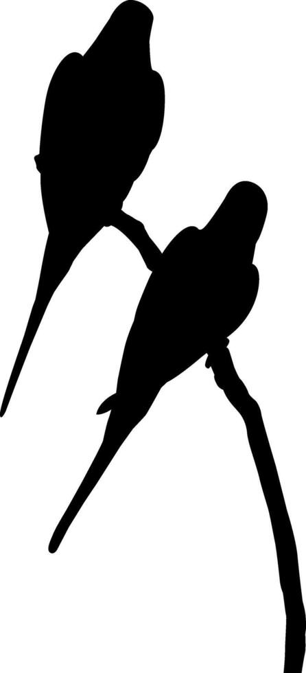 silhouette of a bird vector